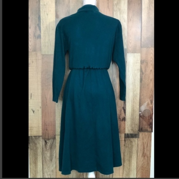 Vintage Knit Turtleneck Dress Shoulder Pads - petite medium - Picture 6 of 7